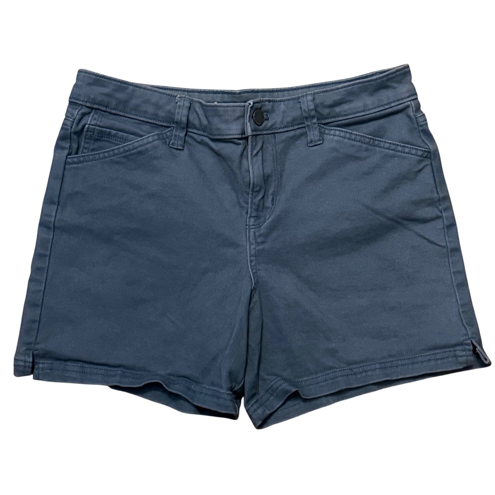 VGUC Calvin Klein Jeans Womens Slate Blue Stretch Cotton Twill Shorts Size W27